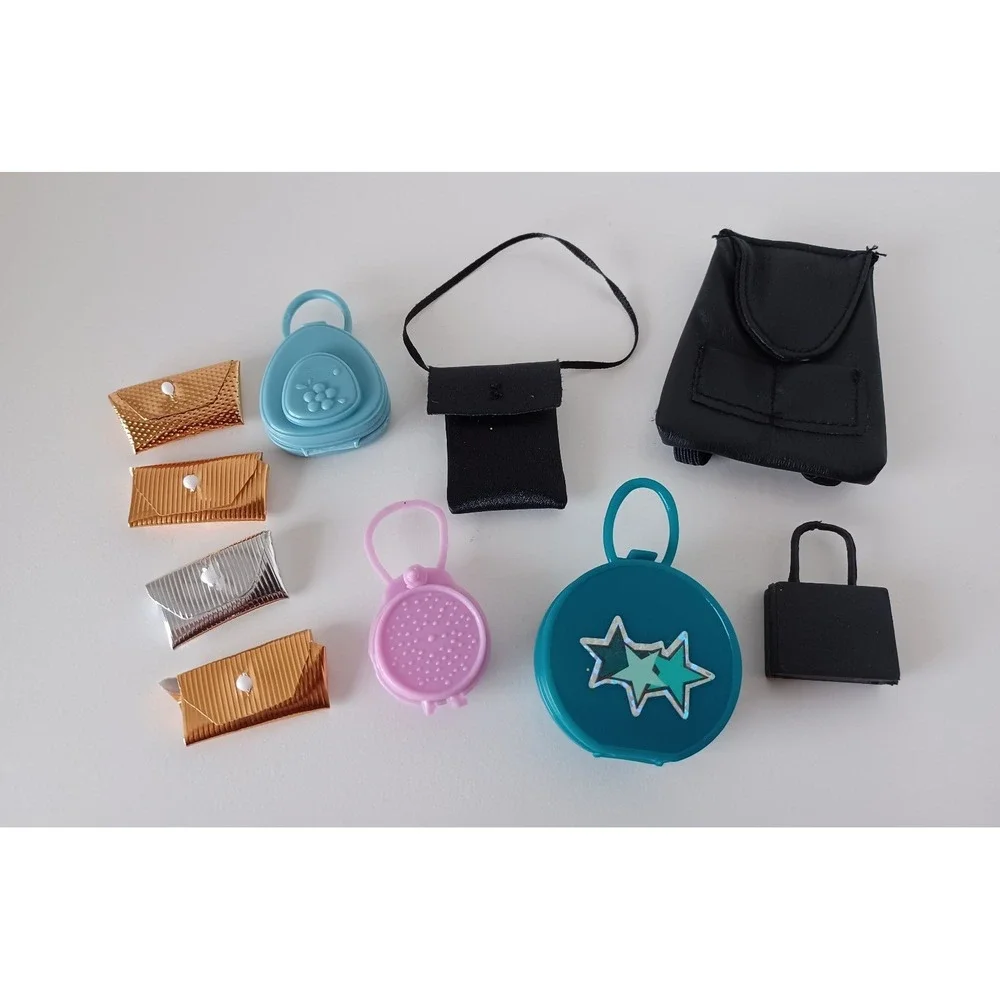 Vintage Barbie Sized Fashion Doll Purses/Wallets Toy Collectibles Accessories